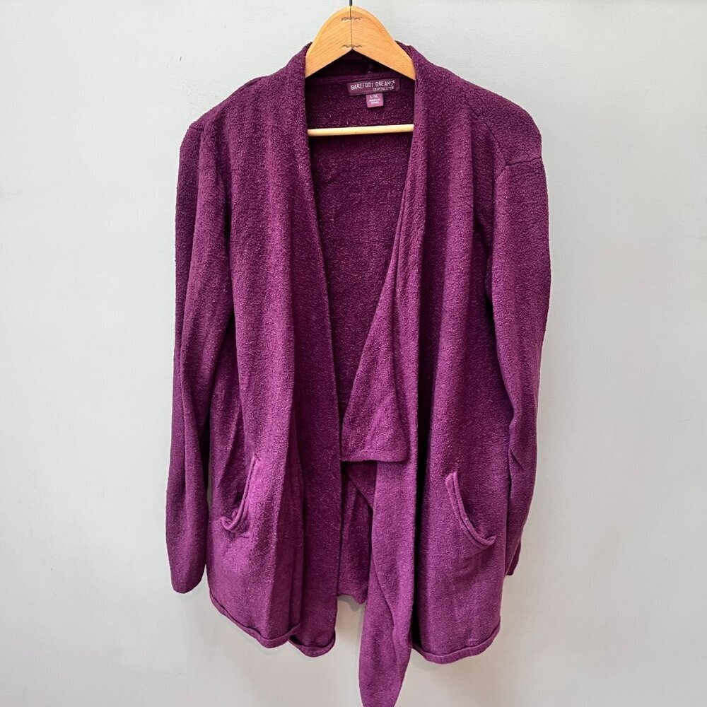 Barefoot Dreams Cozychic Lite Island Wrap Cardigan. L/XL
